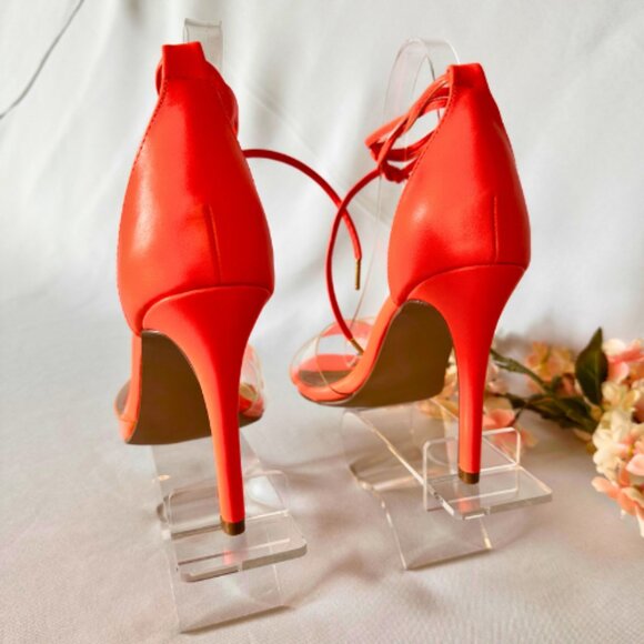 Turn Heads in Vibrant Neon Orange Heels - Picture 5 of 10